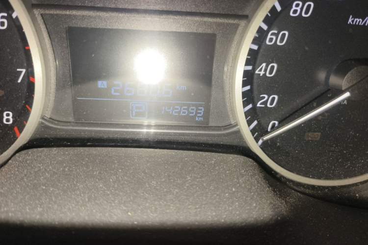 Used Nissan Sylphy 2018 1.6XV CVT Deluxe Edition Odometer Close Up