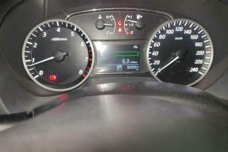 Used Nissan Sylphy 2018 1.6XV CVT Deluxe Edition Odometer Close Up