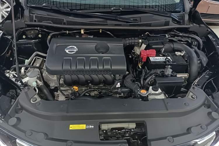 Used Nissan Sylphy 2019 1.6XV CVT Smart Connect Luxury Edition China VI Standard Engine Bay