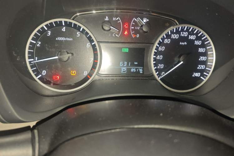 Used Nissan Sylphy 2019 Classic 1.6XE CVT Comfort Edition Odometer Close Up