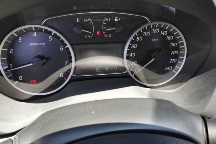 Used Nissan Sylphy 2019 Classic 1.6XE CVT Comfort Edition Odometer Close Up