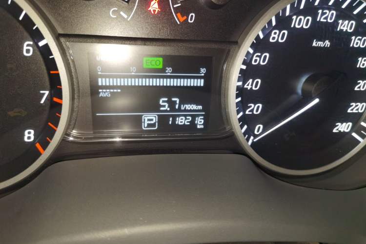 Used Nissan Sylphy 2019 Classic 1.6XL CVT Luxury Edition Odometer Close Up