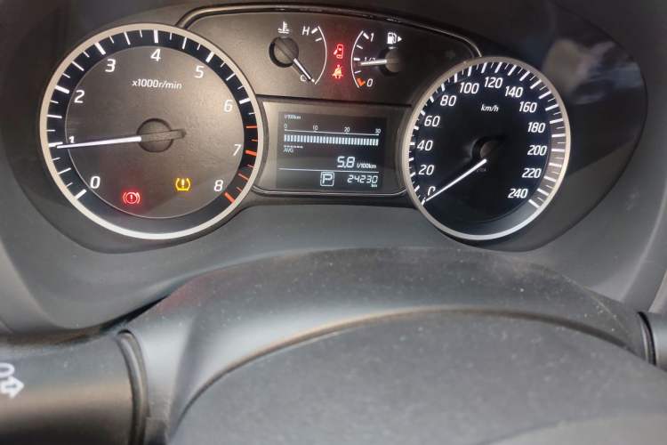 Used Nissan Sylphy 2019 Classic 1.6XE CVT Comfort Edition Odometer Close Up