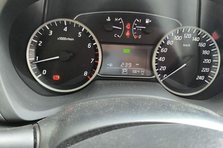 Used Nissan Sylphy 2019 Classic 1.6XL CVT Luxury Edition Odometer Close Up