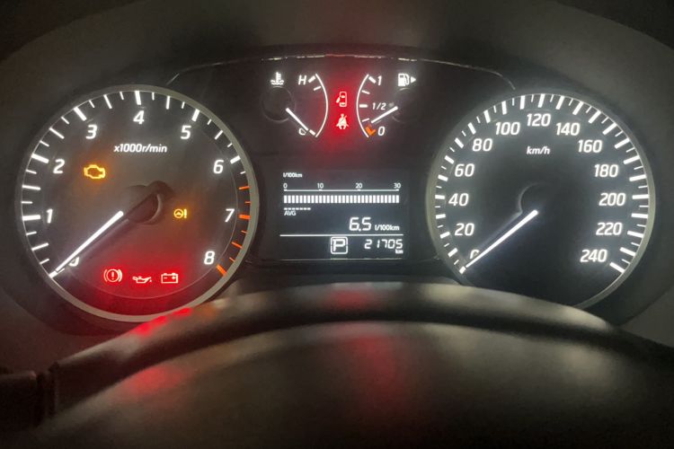 Used Nissan Sylphy 2019 Classic 1.6XE CVT Comfort Edition Odometer Close Up