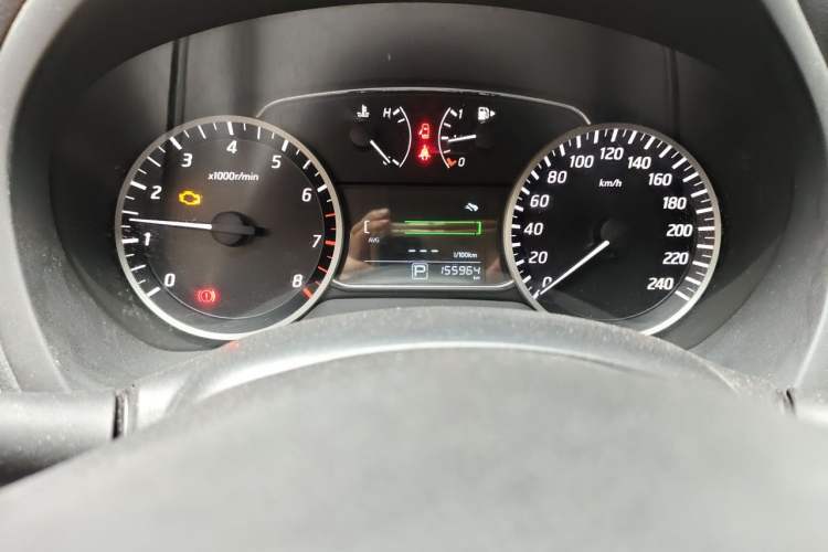 Used Nissan Sylphy 2019 1.6XV CVT Smart Connect Luxury Edition China V Standard Odometer Close Up