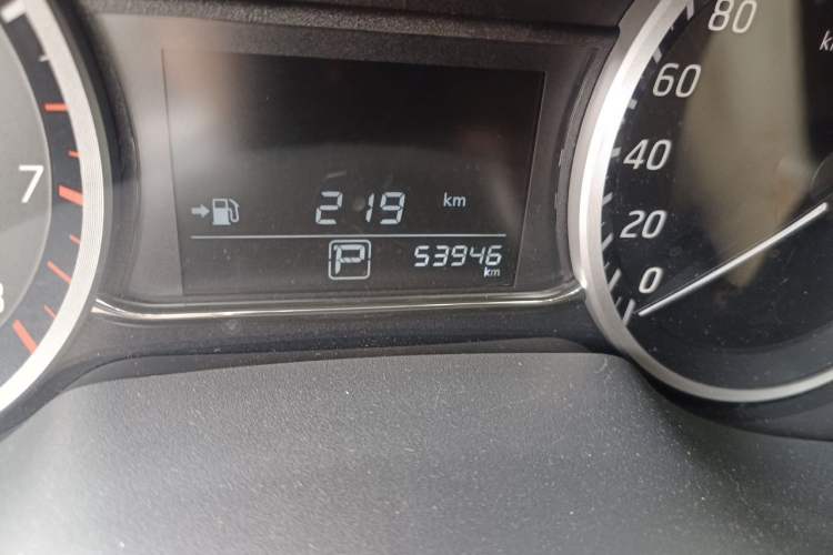 Used Nissan Sylphy 2019 Classic 1.6XE CVT Comfort Edition Odometer Close Up