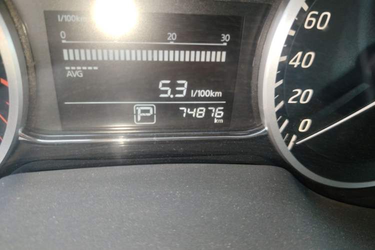 Used Nissan Sylphy 2019 Classic 1.6XE CVT Comfort Edition Odometer Close Up