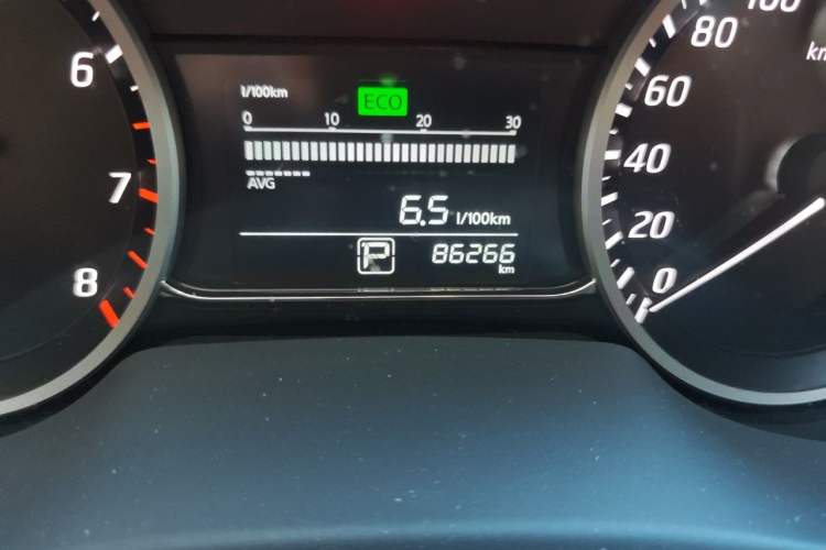 Used Nissan Sylphy 2019 Classic 1.6XE CVT Comfort Edition Odometer Close Up