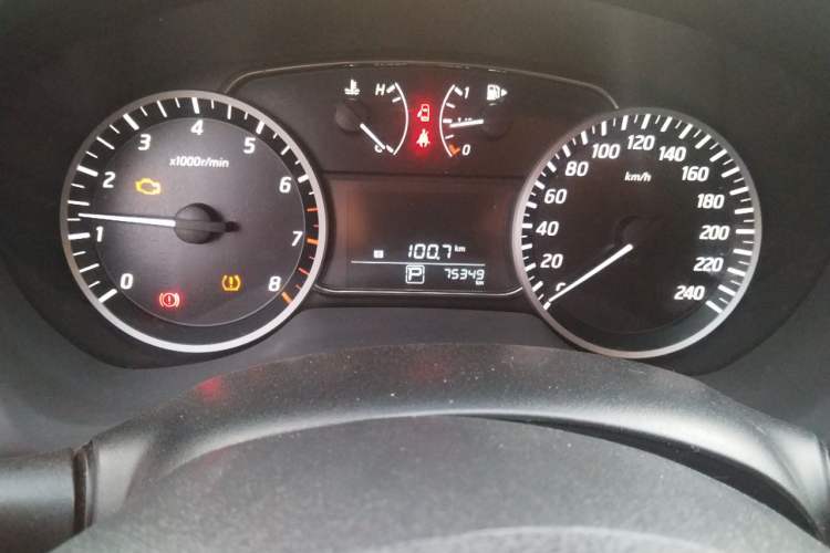 Used Nissan Sylphy 2019 Classic 1.6XE CVT Comfort Edition Odometer Close Up