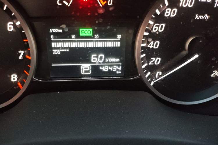 Used Nissan Sylphy 2019 Classic 1.6XE CVT Comfort Edition Odometer Close Up