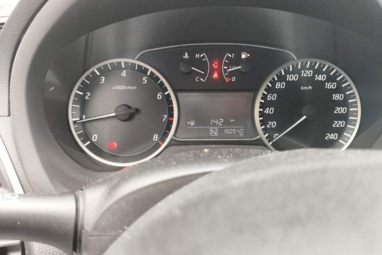 Used Nissan Sylphy 2019 Classic 1.6XL CVT Luxury Edition Odometer Close Up