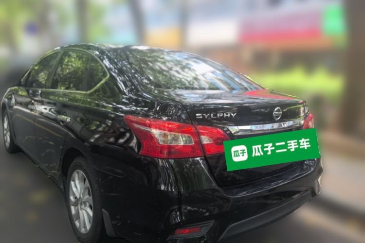Used Nissan Sylphy 2019 1.6XV CVT Smart Connect Luxury Edition China V Standard Rear Left 45 Deg