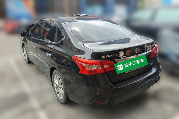 Used Nissan Sylphy 2019 1.6XV CVT Smart Connect Luxury Edition China V Standard Rear Left 45 Deg