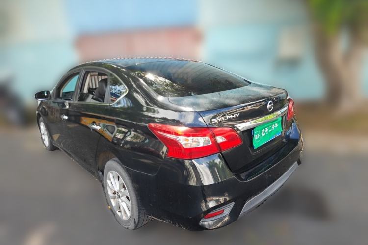 Used Nissan Sylphy 2019 1.6XV CVT Smart Connect Luxury Edition China VI Standard Rear Left 45 Deg