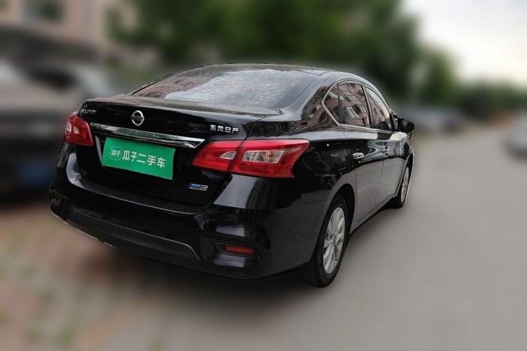 Used Nissan Sylphy 2019 1.6XV CVT Smart Connect Luxury Edition China V Standard Rear Right 45 Deg