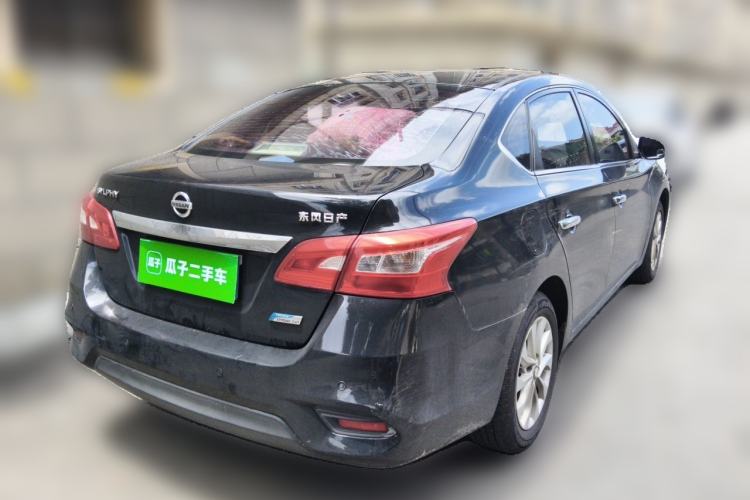 Used Nissan Sylphy 2019 1.6XV CVT Smart Connect Luxury Edition China V Standard Rear Right 45 Deg