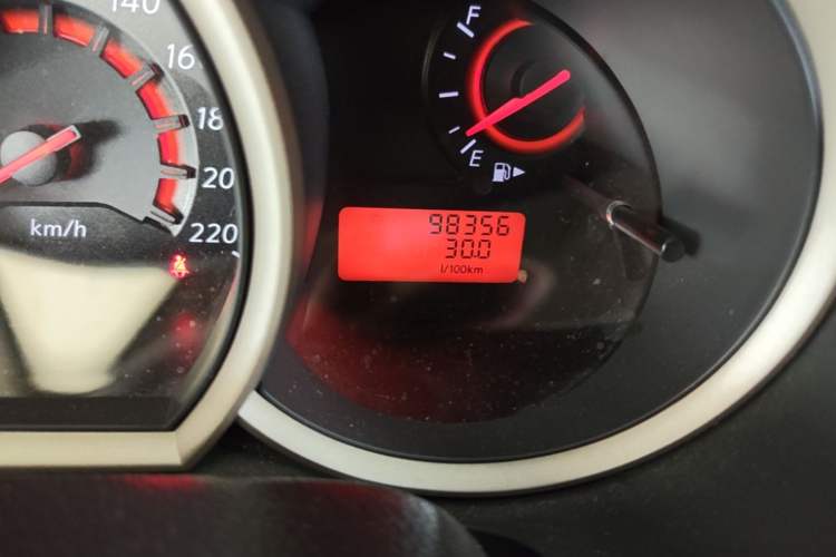 Used Nissan Sylphy 2019 Classic 1.6XE+ Manual SmartConnect Leading Edition Odometer Close Up
