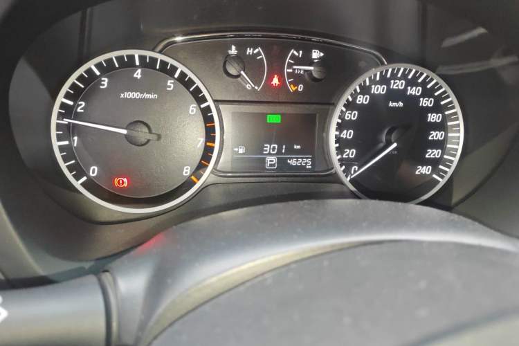 Used Nissan Sylphy 2019 Classic 1.6XE CVT Comfort Edition Odometer Close Up
