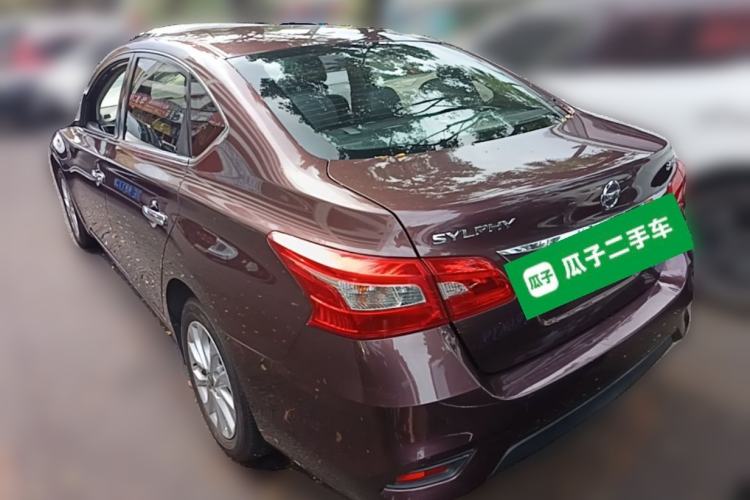 Used Nissan Sylphy 2019 1.6XV CVT Smart Connect Luxury Edition China VI Standard Rear Left 45 Deg