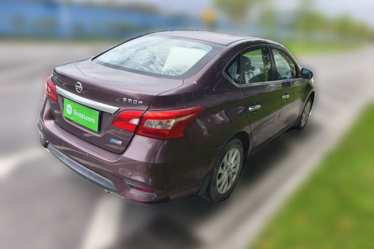 Used Nissan Sylphy 2019 1.6XV CVT Smart Connect Luxury Edition China VI Standard Rear Right 45 Deg