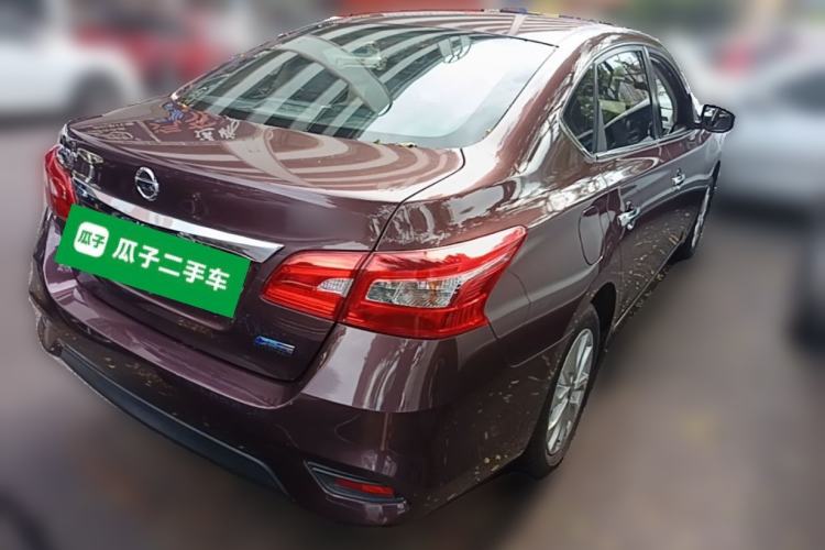 Used Nissan Sylphy 2019 1.6XV CVT Smart Connect Luxury Edition China VI Standard Rear Right 45 Deg