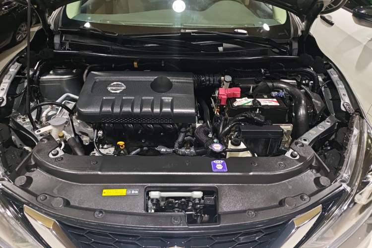 Used Nissan Sylphy 2019 1.6XV CVT Smart Connect Luxury Edition China VI Standard Engine Bay
