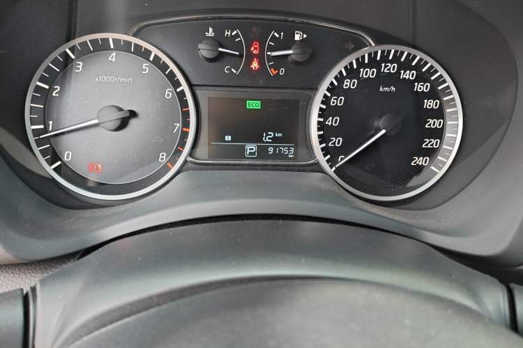 Used Nissan Sylphy 2019 Classic 1.6XE CVT Comfort Edition Odometer Close Up