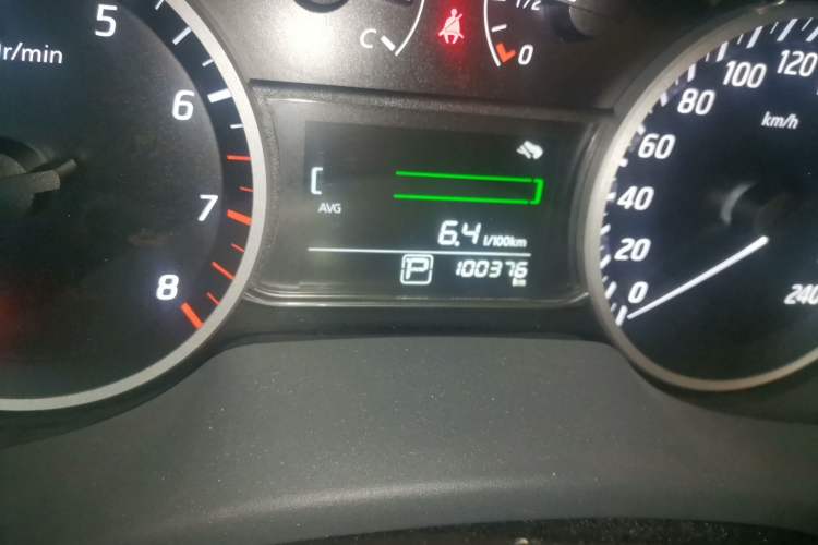 Used Nissan Sylphy 2019 Classic 1.6XE CVT Comfort Edition Odometer Close Up