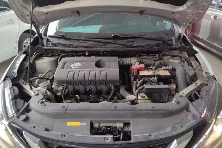 Used Nissan Sylphy 2019 1.6XV CVT Smart Connect Luxury Edition China VI Standard Engine Bay