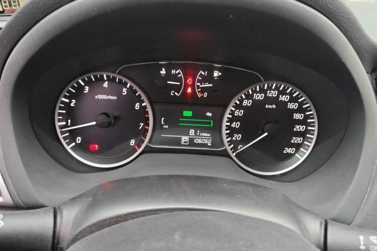 Used Nissan Sylphy 2019 Classic 1.6XE CVT Comfort Edition Odometer Close Up