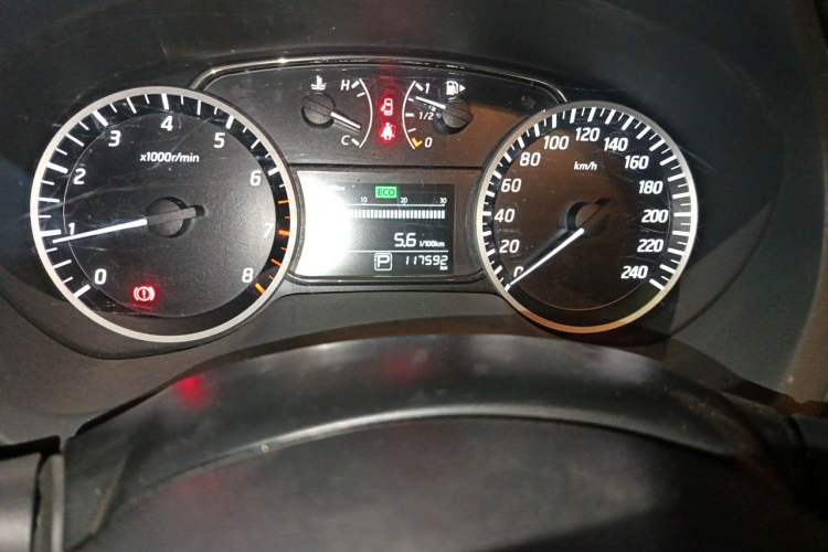 Used Nissan Sylphy 2019 Classic 1.6XE CVT Comfort Edition Odometer Close Up