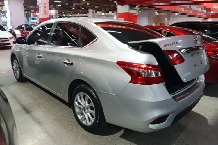 Used Nissan Sylphy 2019 1.6XV CVT Smart Connect Luxury Edition China VI Standard Rear Left 45 Deg