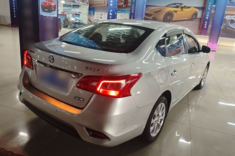 Used Nissan Sylphy 2019 1.6XV CVT Smart Connect Luxury Edition China VI Standard Rear Right 45 Deg