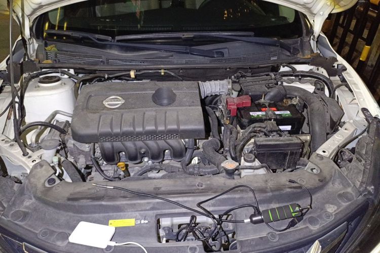 Used Nissan Sylphy 2019 1.6XV CVT Smart Connect Luxury Edition China VI Standard Engine Bay