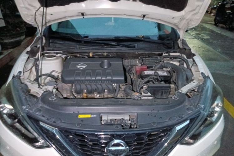 Used Nissan Sylphy 2019 1.6XV CVT Smart Connect Luxury Edition China VI Standard Engine Bay