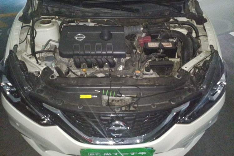 Used Nissan Sylphy 2019 1.6XV CVT Smart Connect Luxury Edition China VI Standard Engine Bay