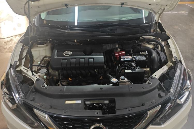 Used Nissan Sylphy 2019 1.6XV CVT Smart Connect Luxury Edition China VI Standard Engine Bay