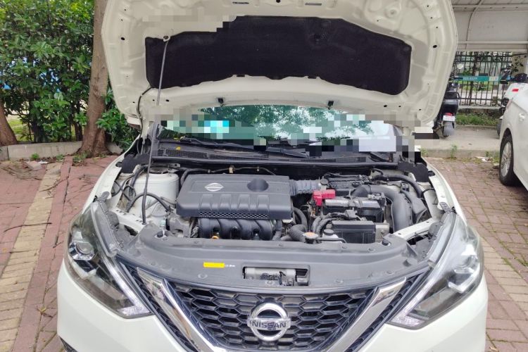 Used Nissan Sylphy 2019 1.6XV CVT Smart Connect Luxury Edition China VI Standard Engine Bay