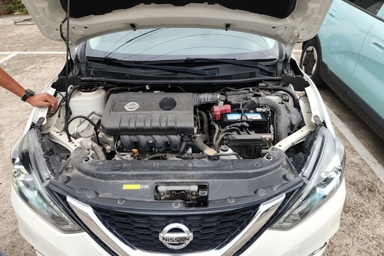Used Nissan Sylphy 2019 1.6XV CVT Smart Connect Luxury Edition China VI Standard Engine Bay