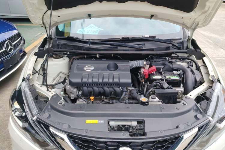 Used Nissan Sylphy 2019 1.6XV CVT Smart Connect Luxury Edition China VI Standard Engine Bay