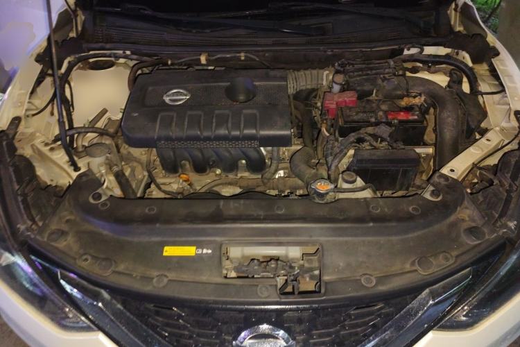 Used Nissan Sylphy 2019 1.6XV CVT Smart Connect Luxury Edition China VI Standard Engine Bay