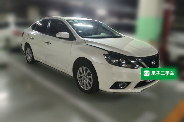 Used Nissan Sylphy 2019 1.6XV CVT Smart Connect Luxury Edition China V Standard Front Right 45 Deg