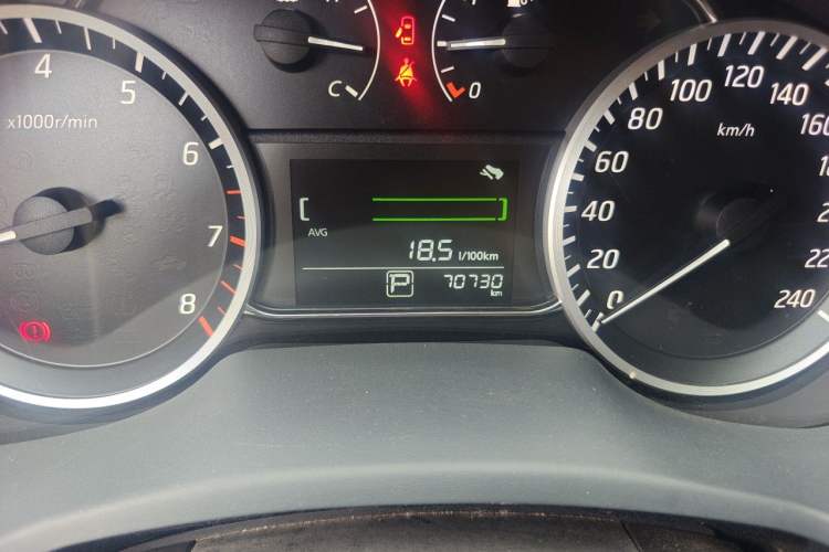 Used Nissan Sylphy 2019 Classic 1.6XE CVT Comfort Edition Odometer Close Up