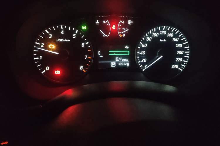 Used Nissan Sylphy 2019 Classic 1.6XE CVT Comfort Edition Odometer Close Up