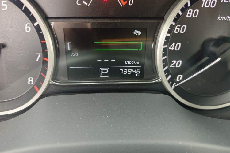 Used Nissan Sylphy 2019 Classic 1.6XL CVT Luxury Edition Odometer Close Up