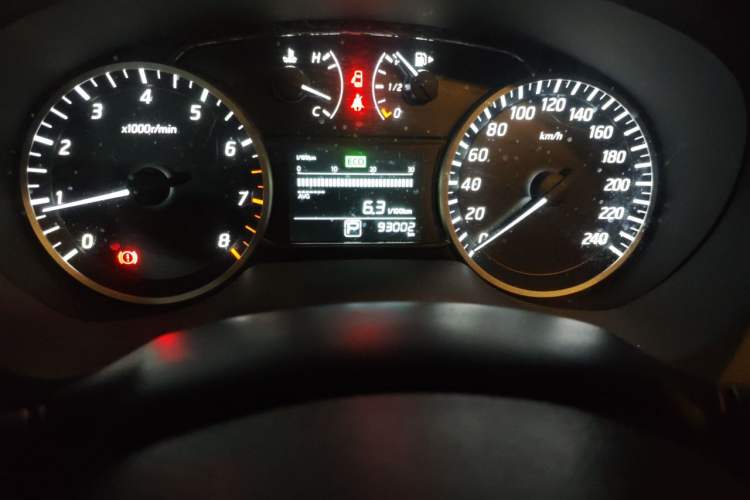 Used Nissan Sylphy 2019 Classic 1.6XE CVT Comfort Edition Odometer Close Up