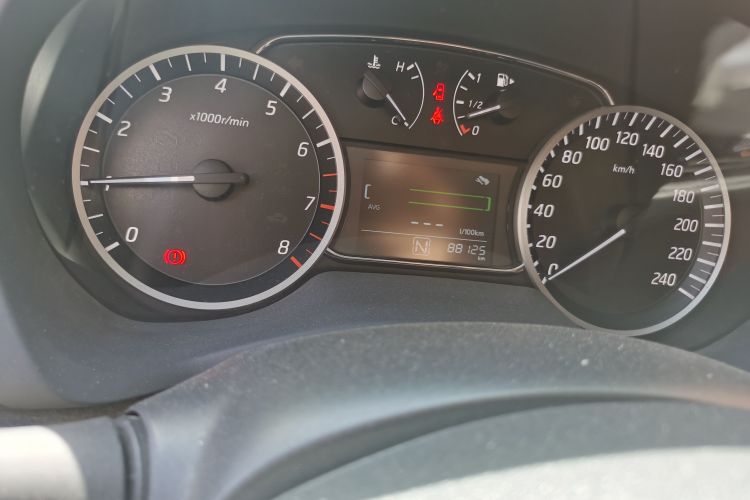 Used Nissan Sylphy 2019 Classic 1.6XE CVT Comfort Edition Odometer Close Up