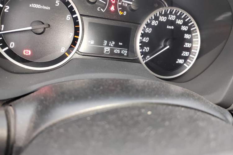 Used Nissan Sylphy 2019 Classic 1.6XE CVT Comfort Edition Odometer Close Up