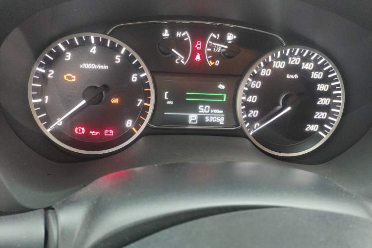 Used Nissan Sylphy 2019 Classic 1.6XE CVT Comfort Edition Odometer Close Up